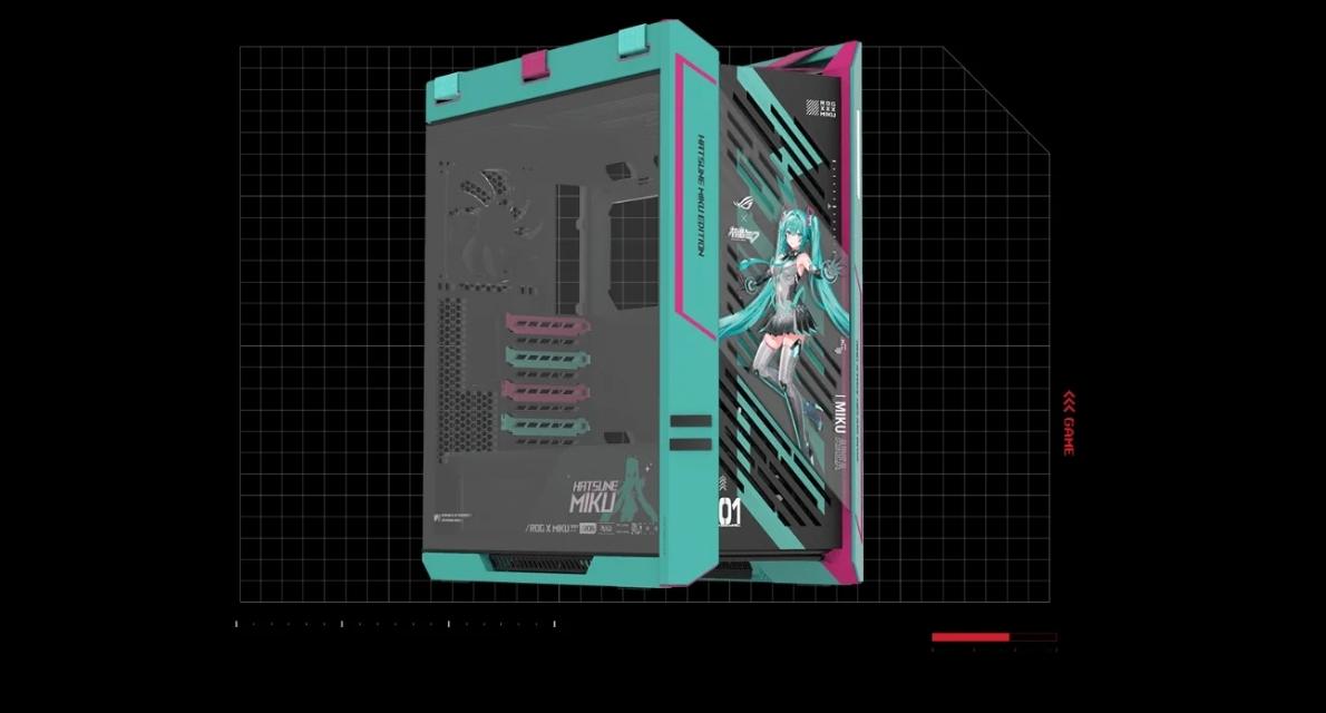 ROG×初音未來升級信仰!再現高階電競聯動夢幻逸品、黏土人抽回家 5 Miku 特別版機殼