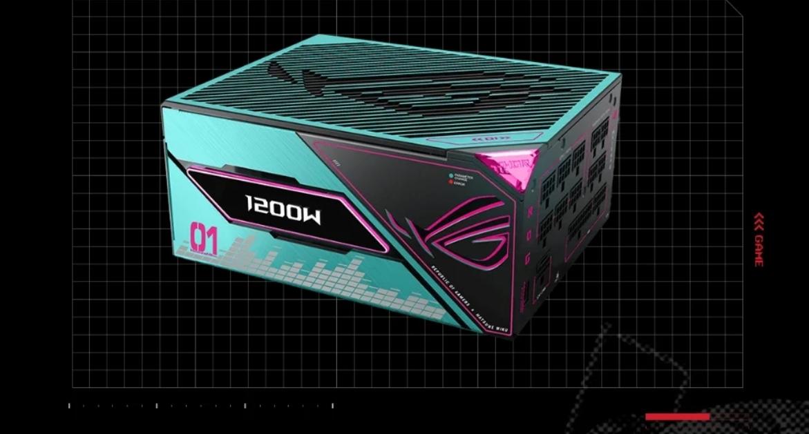 ROG×初音未來升級信仰!再現高階電競聯動夢幻逸品、黏土人抽回家 6 Miku 特別版電源