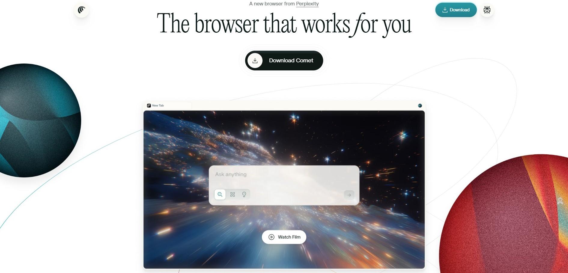 Perplexity也中標 駭客藉Google廣告植入假Comet瀏覽器惡意連結 1 Perplexity Comet AI browser
