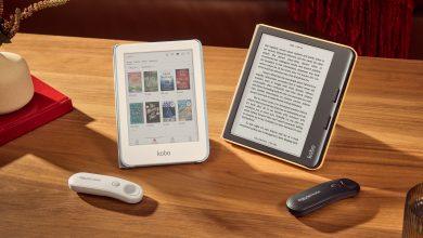 樂天Kobo推出Kobo Remote藍牙翻頁器，有印墨黑、報紙灰2款時尚顏色供選擇。（圖／樂天Kobo提供）