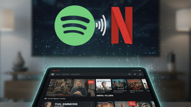 Spotify與Netflix合作，將把旗下Podcast內容引入到影音串流平台上。（圖／AI生成）