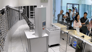 全台首例!達明機器人打造「AI機器人自助取書系統」 人機協作全新里程碑 4 達明機器人打造全台首創「AI機器人預約自助取書系統」