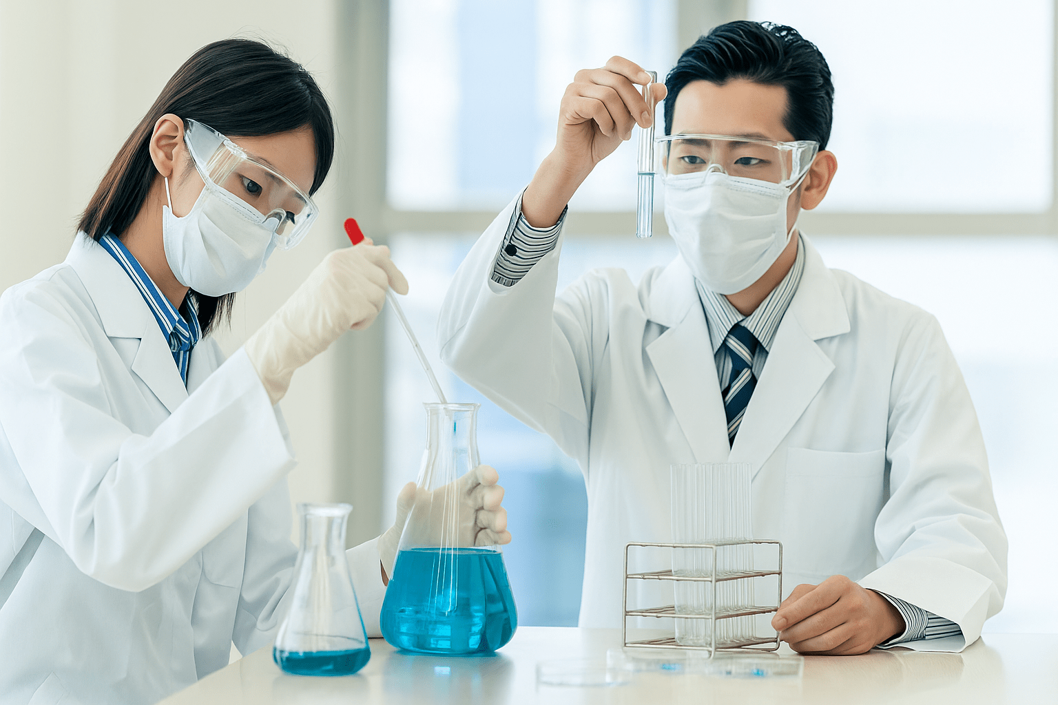 面對產業升級，傳統化工人才已不足以滿足現代科技業的需求。（圖／AI生成）