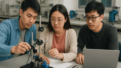 材料系是一個跨領域學科，研究材料的製程、結構、性質與應用，並將物理、化學等基礎科學應用於工程領域。（圖／AI生成）