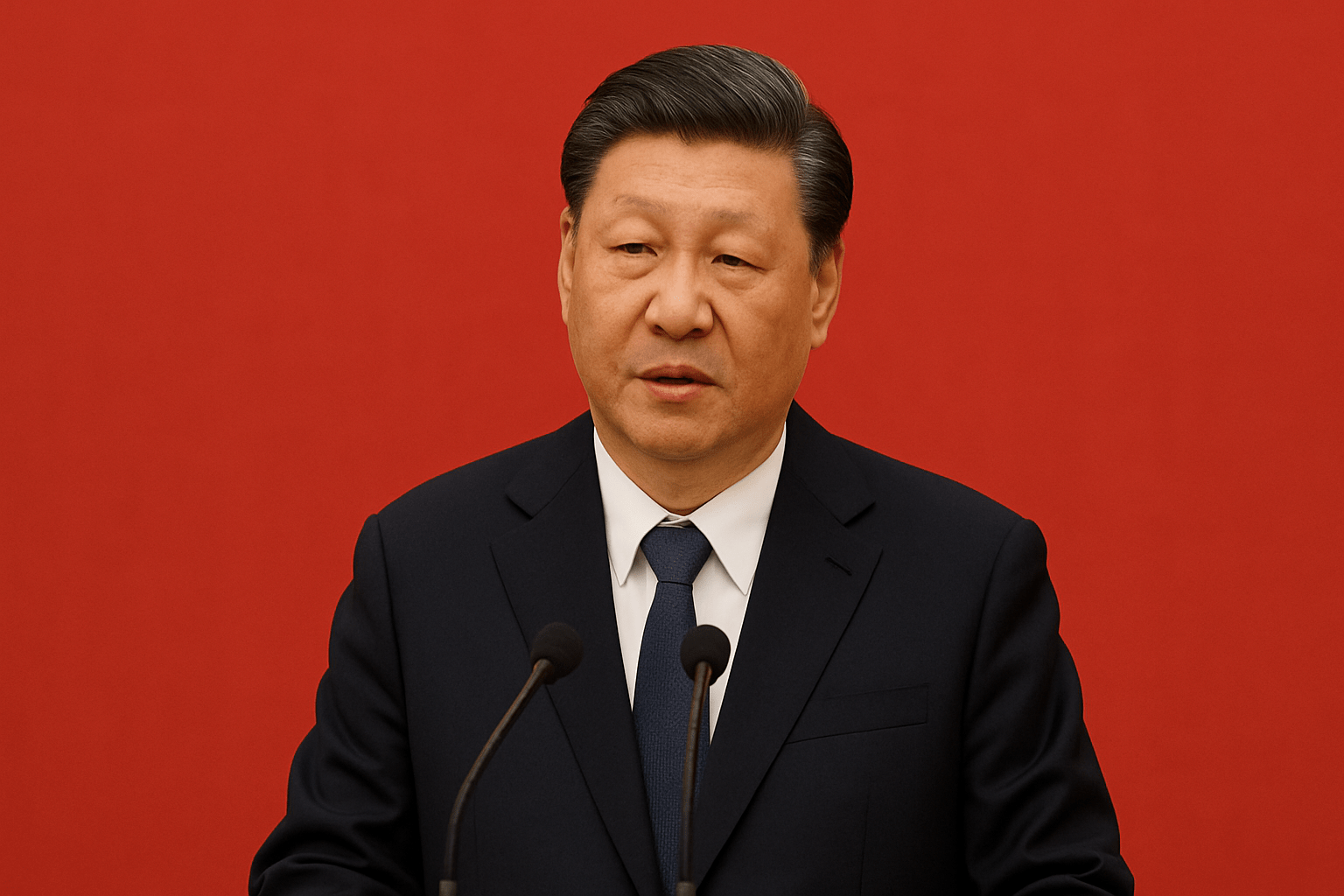 中國國家主席習近平於2日在APEC領袖會議上成為焦點。（圖／AI生成）