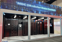 東元電機在鴻海科技日上展示模組化資料中心 (MDC) 解決方案。（圖／東元提供）