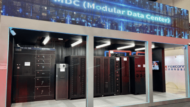 東元電機在鴻海科技日上展示模組化資料中心 (MDC) 解決方案。（圖／東元提供）