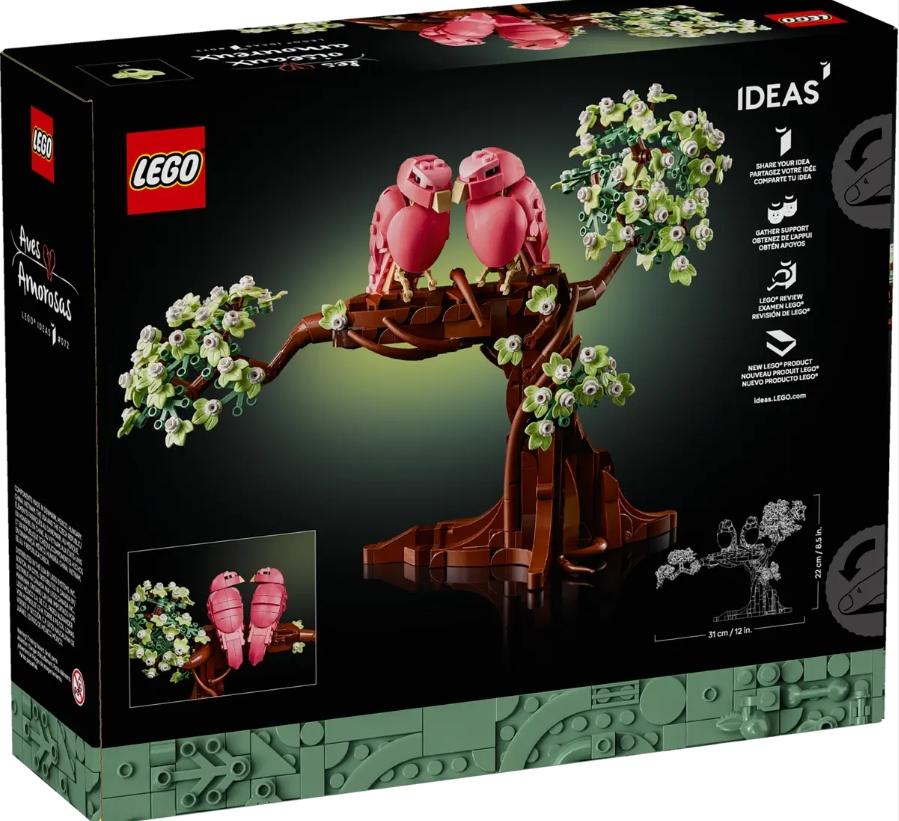 情人節送禮救星!樂高Ideas系列揭露新品「愛情鳥」套組、愛心剪影登場 3 1765433906068 0