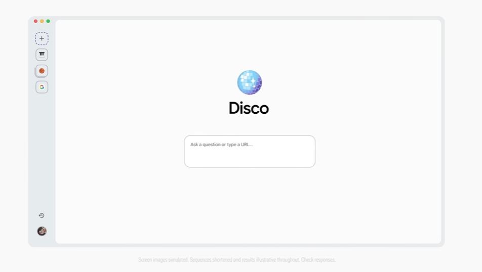 最強AI瀏覽器要誕生了?Google推Disco把你正在讀的資訊變成視覺化網頁App 1 1765519928951