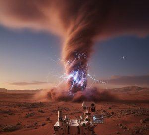 火星也有「迷你雷電」?科學家在沙塵旋風中發現電火花 1 2