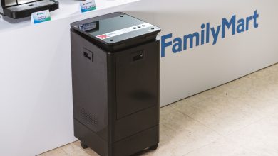 全家攜手鴻旭科技打造的IoT智能咖啡渣乾燥機。（圖／全家提供）