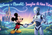 迪士尼與OpenAI合作，允許OpenAI的AI影片生成器Sora使用迪士尼旗下的經典角色。（圖／AI生成）