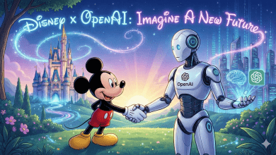 迪士尼與OpenAI合作，允許OpenAI的AI影片生成器Sora使用迪士尼旗下的經典角色。（圖／AI生成）