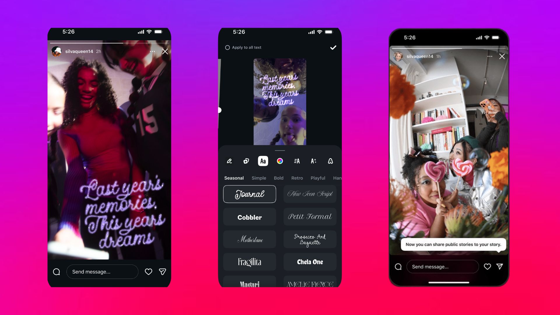 【新聞圖片二】Edits 跨年工具包限時上線，輕鬆製作專屬年度回顧影片，搭配全新「一鍵轉發限時動態」，即時分享每個動人瞬間