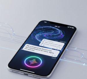 Apple Siri 擬升級為聊天機器人 iOS 27將見真章 1 Siri有望在未來版本iOS 27中升級為完整的聊天機器人。(圖/AI生成)