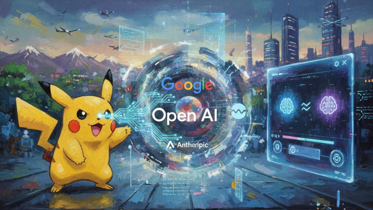 皮卡丘也瘋AI?科技巨頭藉《寶可夢》測試AI模型長程決策能力 1 Anthropic AI負責人David Hershey表示,「寶可夢之所以有趣,並吸引了機器學習社群的興趣,是因為它比Pong或其他一些人們過去用來進行機器學習的遊戲限制少得多。對於電腦程式來說,這是一個相當困難的問題。」(圖/AI生成)