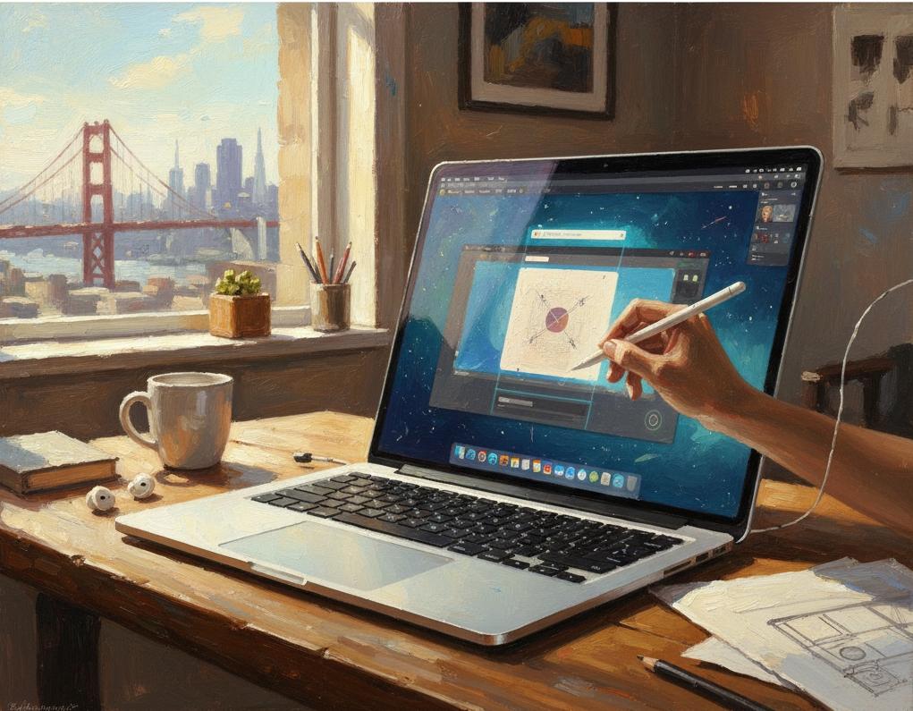 蘋果MacBook Pro產品線傳2026將迎史上最大改版 1 傳說蘋果首先搭載 M5 Pro 和 M5 Max 晶片的 MacBook Pro 機型,應該很快就會上市。之後,MacBook Pro 預計將在 2026 年底迎來重大改款。(圖/AI生成)