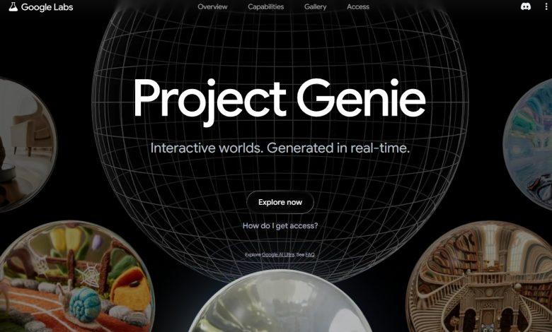 （圖／Google Labs Project Genie 官網）