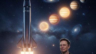 馬斯克挑天象＋生日時機？SpaceX傳將創最大IPO。（圖／AI生成）