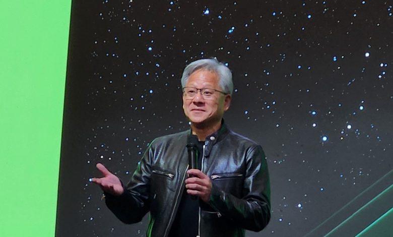 輝達執行長黃仁勳稍早已由松山機場降落抵台，本次行程除了台灣輝達尾牙與兆元宴，還有眾所矚目的北士科簽合約。（資料圖／記者 孟圓琦攝）