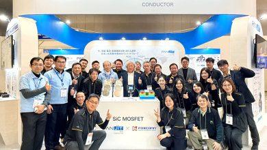 強茂集團參與於日本東京 Tokyo Big Sight 舉辦的NEPCON JAPAN 2026展會。（圖／強茂集團提供）