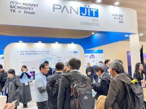 強茂集團參與於日本東京 Tokyo Big Sight 舉辦的NEPCON JAPAN 2026展會。（圖／強茂集團提供）