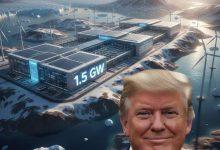 川普任內幕僚、現任GreenMet執行長杜魯·霍恩（DrewHorn）正計劃在格陵蘭打造一座規模達1.5吉瓦（GW）的巨型資料中心。（圖／AI生成）