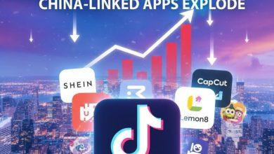 TikTok逆勢成長 中國系應用美國下載量爆棚 4 TikTok以及其他中國系應用如CapCut、跨境電商平台 Temu和快時尚平台Shein在下載量與使用度上仍保持高位。(圖/AI生成)