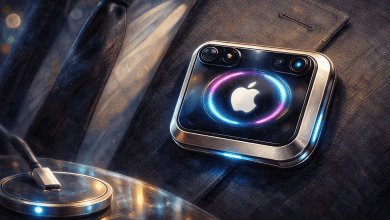 近日最新消息指出，蘋果（Apple）正秘密投入開發一款搭載「Apple Intelligence」的穿戴式 AI 胸針（AI Pin），試圖在這一新興市場領域重塑成功模式，尺寸大小約略和AirTag相近。（圖／AI生成）