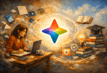 Gemini的引導式學習與傳統的學習應用程式不同，不需要遵循固定的學習路徑，也不需要在多個工具中追蹤學習進度。（圖／AI生成）