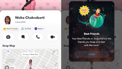 作為Snapchat+ 會員，在好友個人資料頁面上會看到一個帶有金色圓環的「最佳好友」徽章，表示他們是你在 Snapchat 和聊天中最常聯繫的八位朋友之一。（圖／取自snapchat官網）