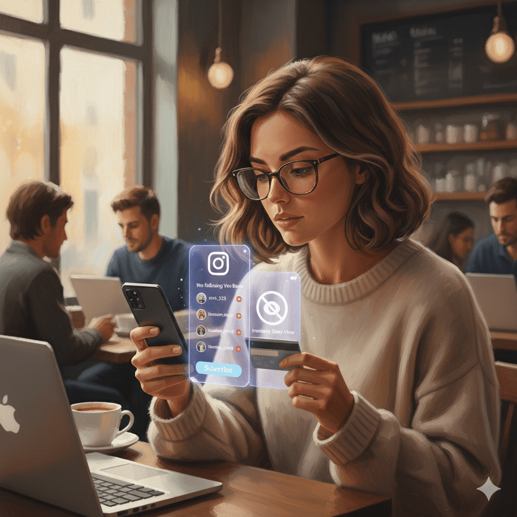 根據外媒指出，Meta將在未來幾個月內於Instagram、Facebook和WhatsApp上推出高級體驗，並且每個應用程式訂閱都將包含一系列獨特的專屬功能。（圖／AI生成）