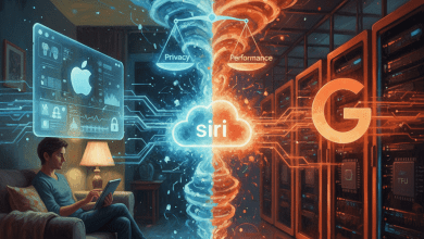 隱私還是效能?傳蘋果欲將Siri搬到Google伺服器借力支援 5 《彭博社》的馬克古爾曼指出,蘋果正在考慮對其Siri 的運作方式進行重大調整,可能會在谷歌的雲端基礎設施上運行其下一代聊天機器人,而不是完全在其自己的私有雲運算伺服器上運行。(圖/AI生成)