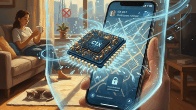 在iOS 26.3中，蘋果的新功能允許用戶限制網路用於確定其位置的資訊，適用於搭載蘋果自研調變解調器的裝置。（圖／AI生成）