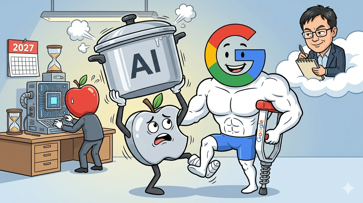 蘋果合作Google救場只是緩兵之計?郭明錤:先借力使力爭取時間 1 Gemini Generated Image j69pdjj69pdjj69p
