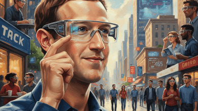 馬克·祖克柏表示，他認為我們現在所處的階段與智慧型手機問世之初非常相似，顯然，所有翻蓋手機最終都會變成智慧型手機，這只是時間問題。（圖／AI生成）