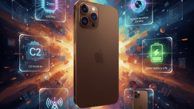 傳聞中 iPhone 18 Pro 將具備以下6項新功能。（圖／AI生成）