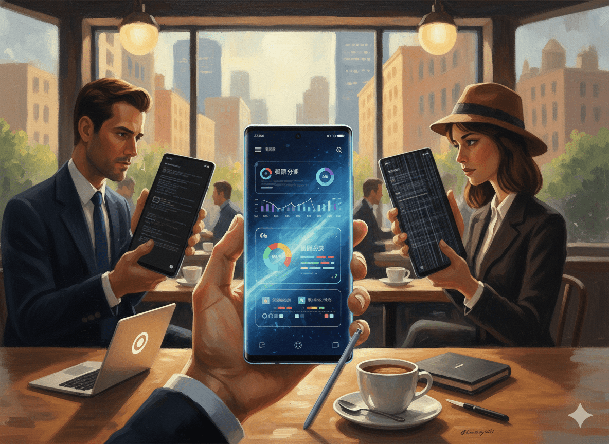 三星S26隱私科技點滿!自帶像素級防窺螢幕超給力 1 三星已確認,Galaxy S26 系列將引入一項新的顯示功能:「像素級隱私保護」以防止他人窺視。(圖/AI生成)