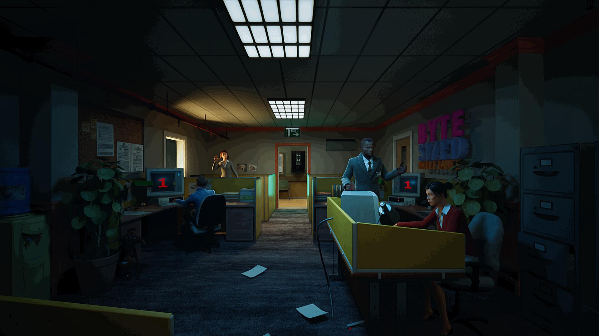 使用積分來為辦公桌上的情緒支持夥伴「怪獸夥伴」（專利申請中）配備「怪獸改裝零件」（專利申請中）。秉承廣受好評的「正能量滿滿」理念，天堂集團強烈鼓勵與夥伴建立親密關係。（圖／取自Steam）