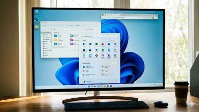 Windows 11桌機畫面。（圖／AI生成）