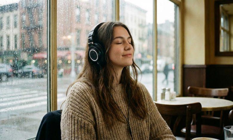 聽音樂。（圖／AI生成）