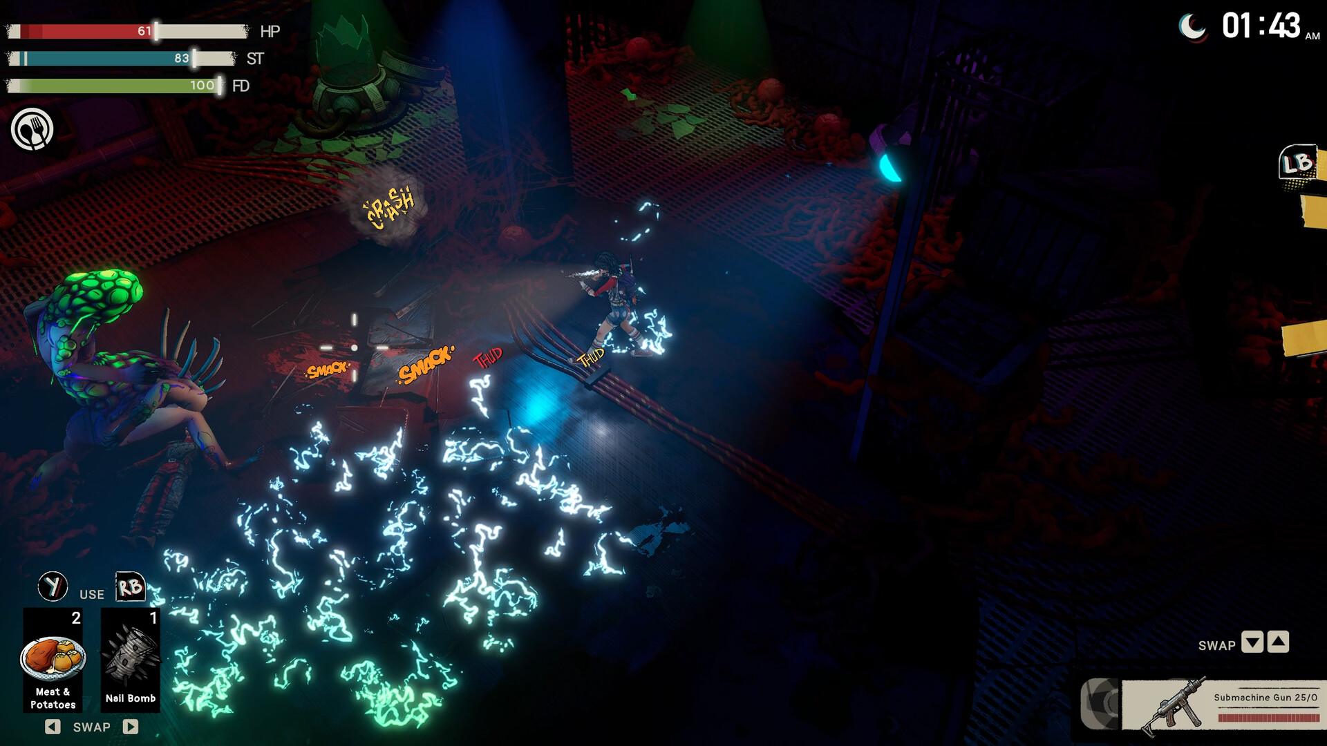 恐怖生存遊戲《怪奇鎮生存指南》登陸Steam!漫畫風感受80年代驚悚視角 3 探索充滿危機的世界並蒐集重要資源、打造關鍵裝備、升級營地並重建哨站來獲得躲藏的地點。(圖/取自Steam)