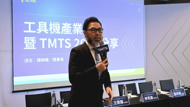 台灣關稅調降至15%，工具機公會理事長陳紳騰表示，業者必須要改變利潤導向思維。（圖／截取自TMBA）