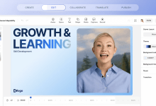 英國AI新創公司Synthesia估值在短短一年內從21億美元翻倍成長至40億美元。（圖／截取自Synthesia）