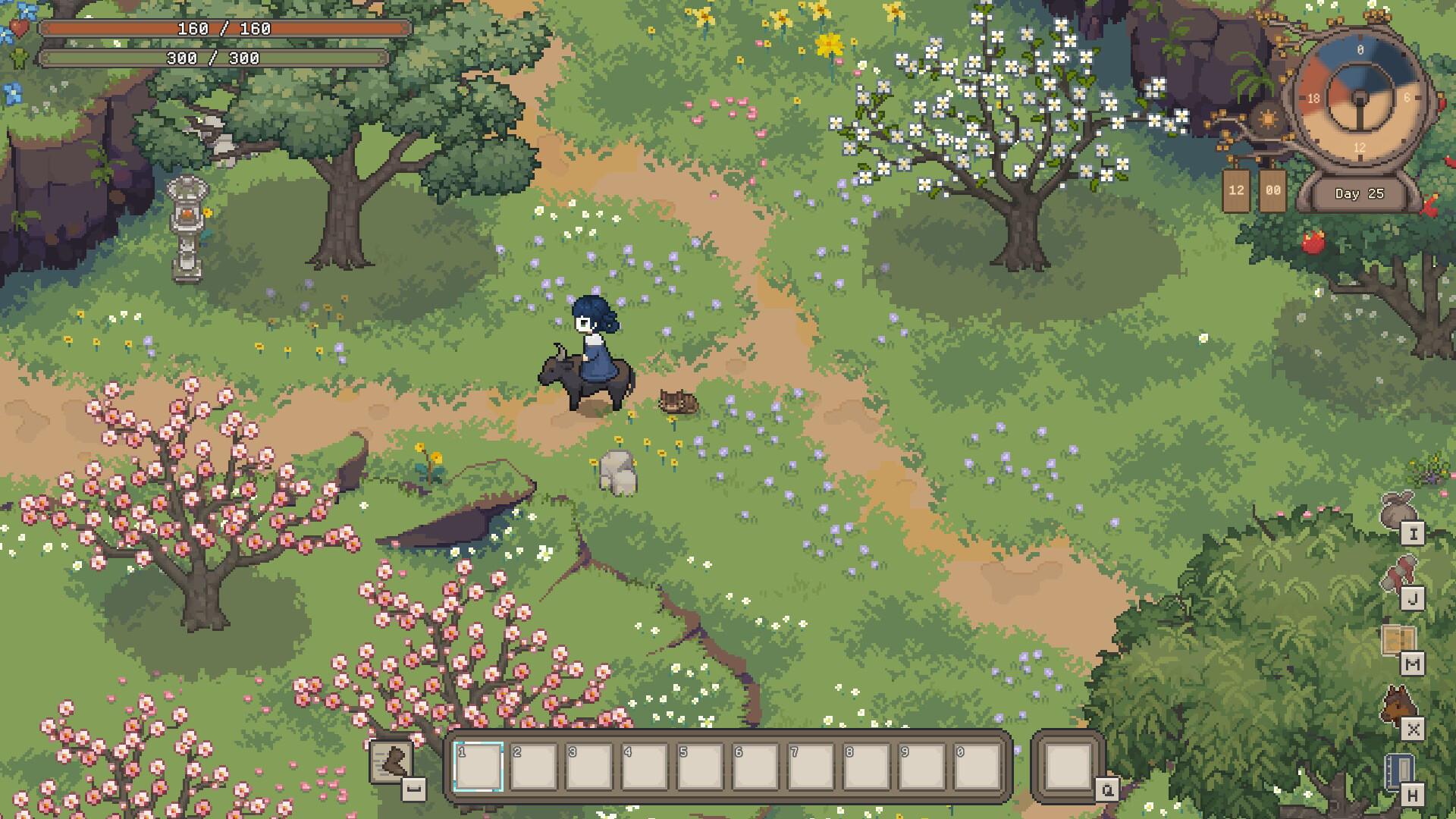 古風版星露谷《Halcyon Days at Taoyuan》主打愜意生活 種田、練武功還能收靈獸 2 馴服各種小野獸,讓它們成為你的助力。或很容易當寵物陪伴在你身邊。世界破破爛爛,小貓小狗縫縫補補,小豬小羊小牛小狼小小猴也不差!(圖/取自桃源村日誌官網)