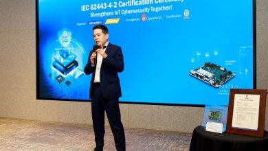 布局歐盟CRA!研華攜手聯發科 首款Arm工業級單板電腦獲資安認證 5 研華旗下首款工業級單板電腦RSB-3810通過IEC 62443-4-2資安認證。圖研華科技嵌入式事業群總經理張家豪。(圖/研華提供)