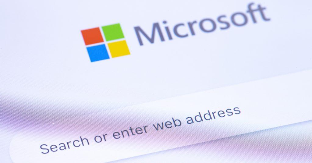 Microsoft Edge homepage（圖／123RF）