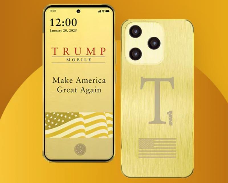 根據《The Verge 》表示，Trump T1這款手機據說已接近最終量產機型，但仍有一些改動計畫－例如移除T1標誌。後蓋上的美國國旗和金色配色顯然將被保留。（圖／取自trumpmobile官網）