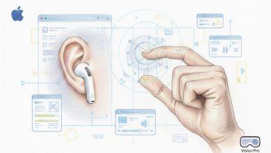 蘋果正在研發新款 AirPods Pro，它將利用外部攝影機和人工智慧技術來感知外部世界並向用戶提供資訊。（圖／AI生成）