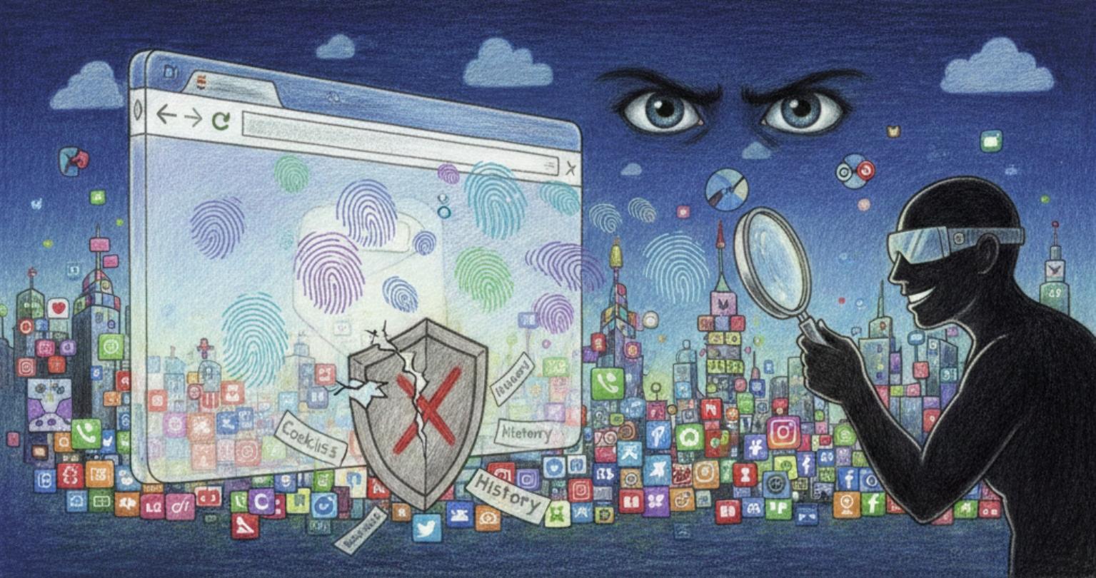 別再迷信無痕模式!「數位指紋」其實悄悄讓你網路裸奔 1 隱身模式無法控制網站在使用者裝置上載入時收集的數據,但具有增強型追蹤保護功能的瀏覽器可以。微軟Edge和GoogleChrome瀏覽器的防追蹤系統都不夠完善,外媒建議了Brave瀏覽器。(圖/AI生成)